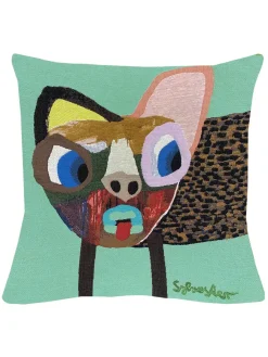 Sylvester Småplettet Hund pude fra<Poulin Design Outlet