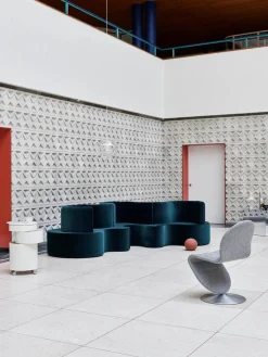 System 1-2-3 spisestol af Verner Panton<Verpan New