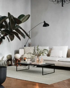 Tact Rug, off white fra<Woud Clearance