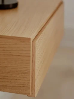 Tana Wall Mounted Nightstand, walnut fra<New Works Sale