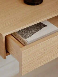 Tana Wall Mounted Nightstand, walnut fra<New Works Sale