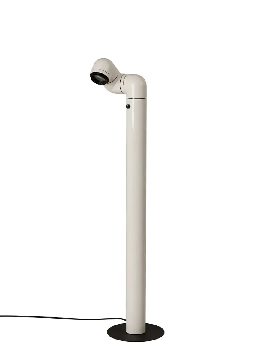 Tatu Alta Gulvlampe, white grey fra Santa and Cole<Santa & Cole New