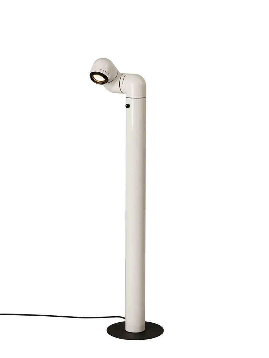 Tatu Alta Gulvlampe, white grey fra Santa and Cole<Santa & Cole New