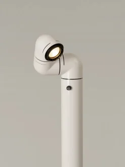 Tatu Alta Gulvlampe, white grey fra Santa and Cole<Santa & Cole New