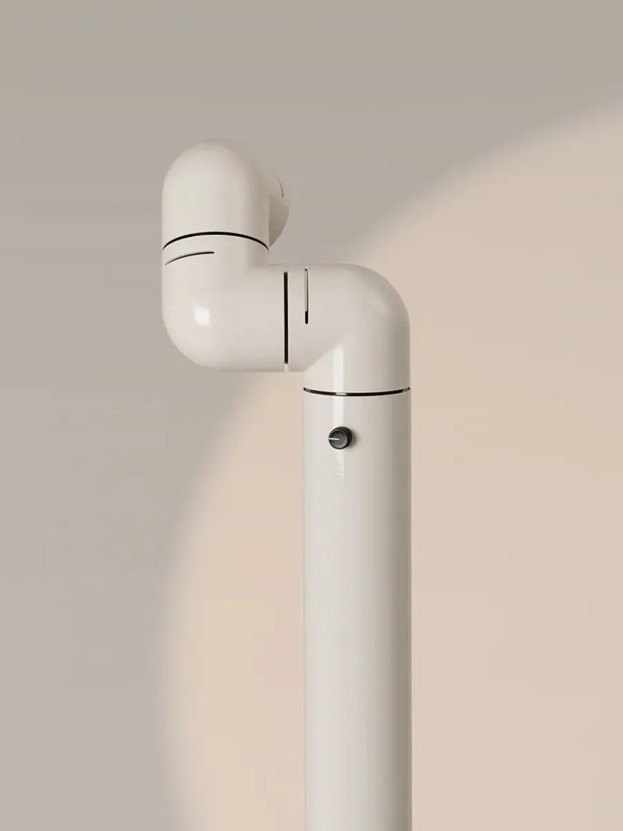 Tatu Alta Gulvlampe, white grey fra Santa and Cole<Santa & Cole New