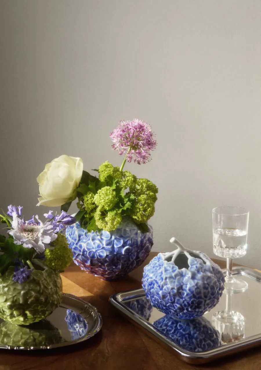 The Art of Giving Flowers vase blå fra<Royal Copenhagen Hot