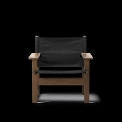 The Canvas Chair, lys olieret eg natur canvas af Børge Mogensen<Fredericia Furniture Hot