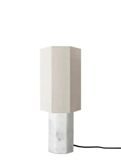 The Eight Over Eight Lamp Small, white marble fra<Louise Roe