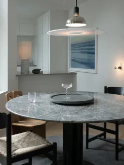 The Eight Over Eight Lamp Large, beige travertine fra<Louise Roe Clearance