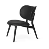 The Lounge Chair, sort bøg med sort læder fra<Mater