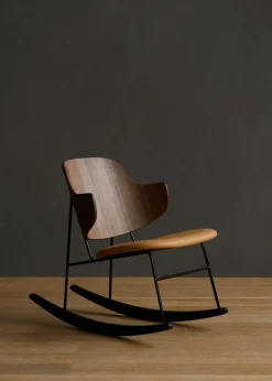 The Penguin Rocking Chair, Læder fra<Audo Copenhagen
