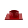 The Square lysestage Ø5 cm, rød fra<Kunstindustrien Sale