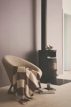 The Sweater Plaid, brown fra<Silkeborg Uldspinderi Outlet