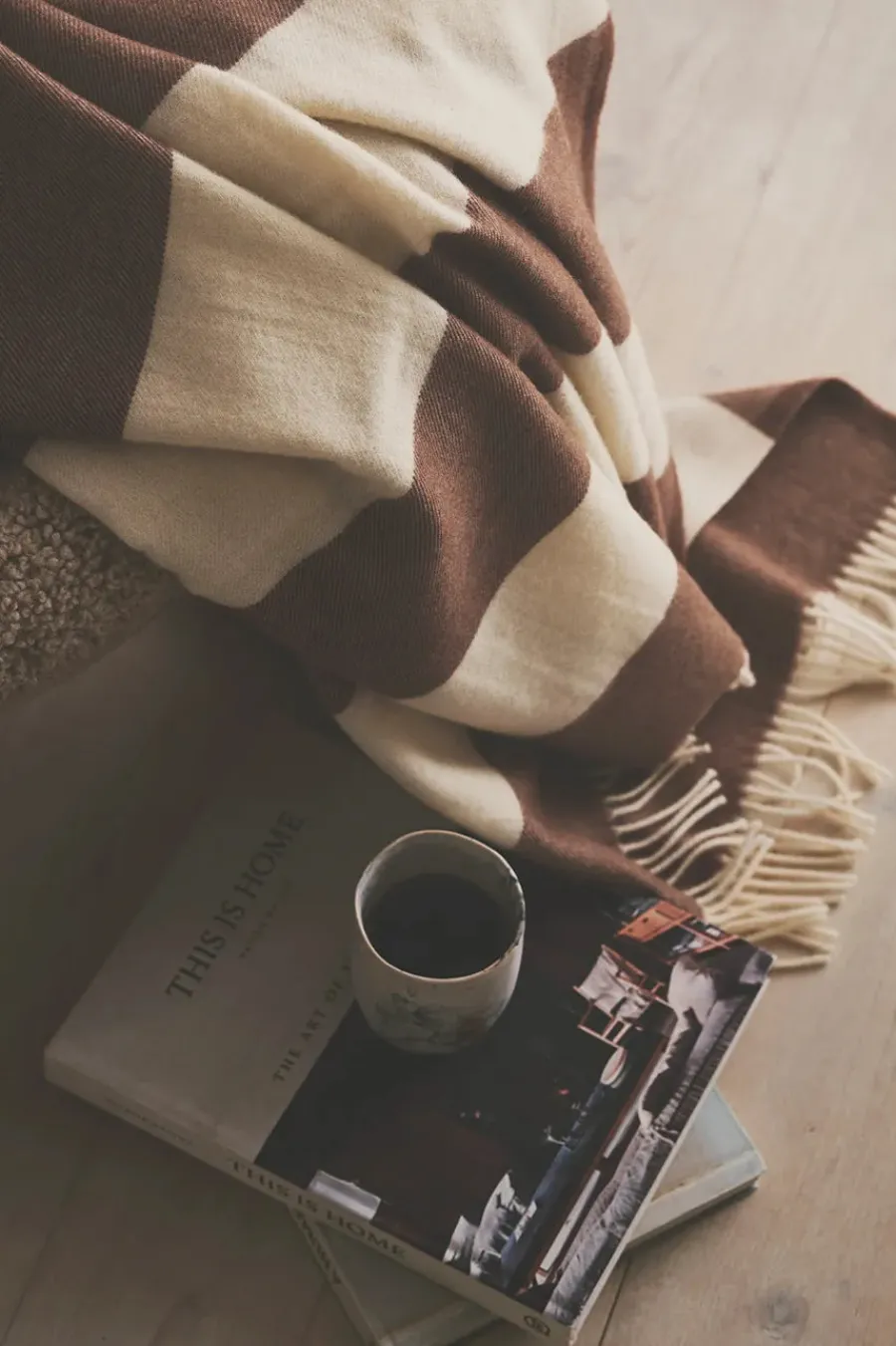 The Sweater Plaid, rose fra<Silkeborg Uldspinderi Outlet