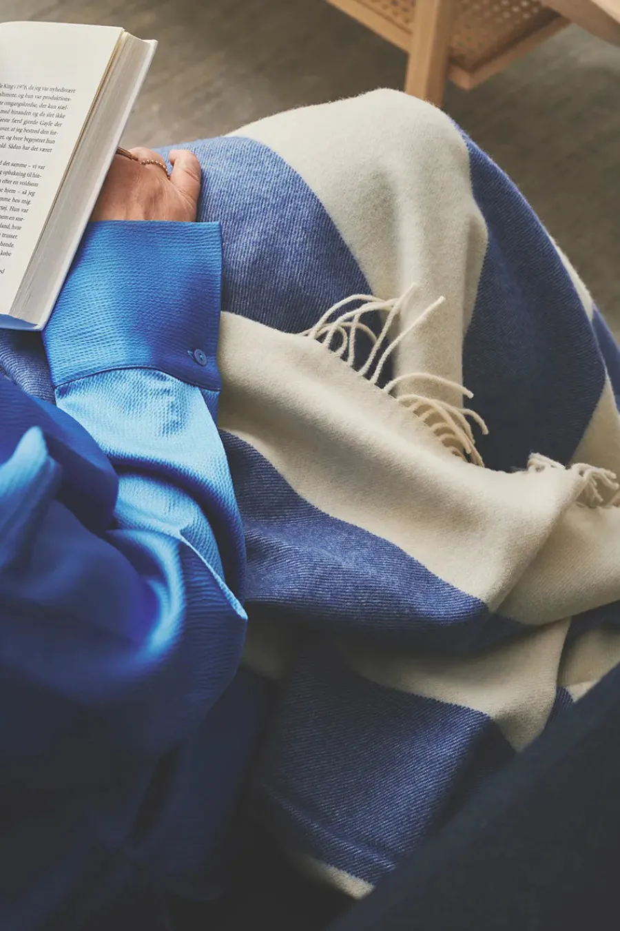 The Sweater Plaid, rose fra<Silkeborg Uldspinderi Outlet