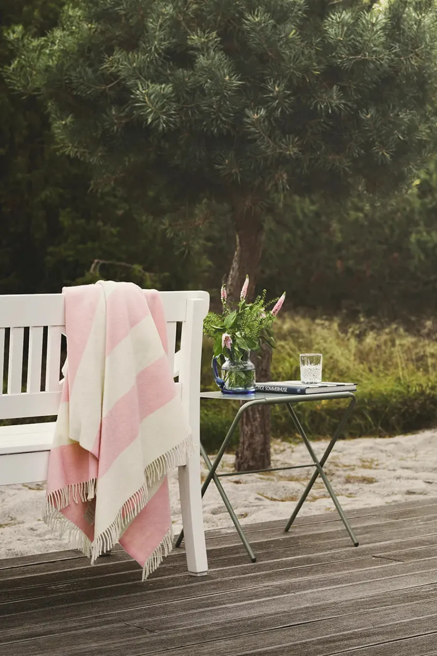 The Sweater Plaid, rose fra<Silkeborg Uldspinderi Outlet