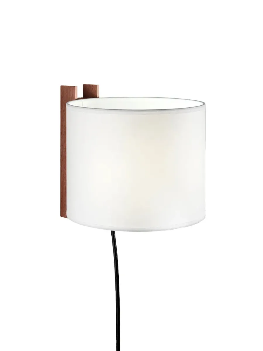 TMM Corto Væglampe, valnød fra Santa and Cole<Santa & Cole Outlet