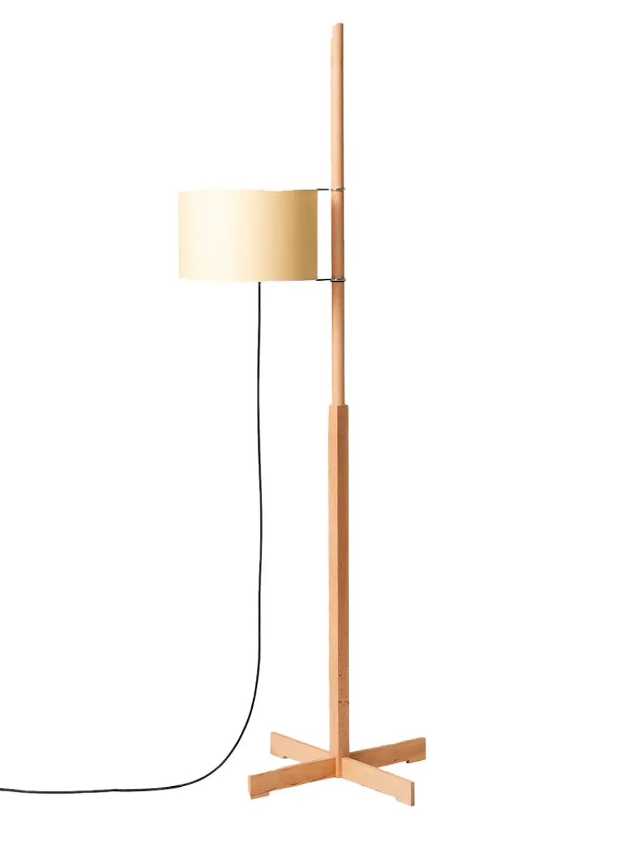 TMM Gulvlampe, valnød fra Santa and Cole<Santa & Cole Hot