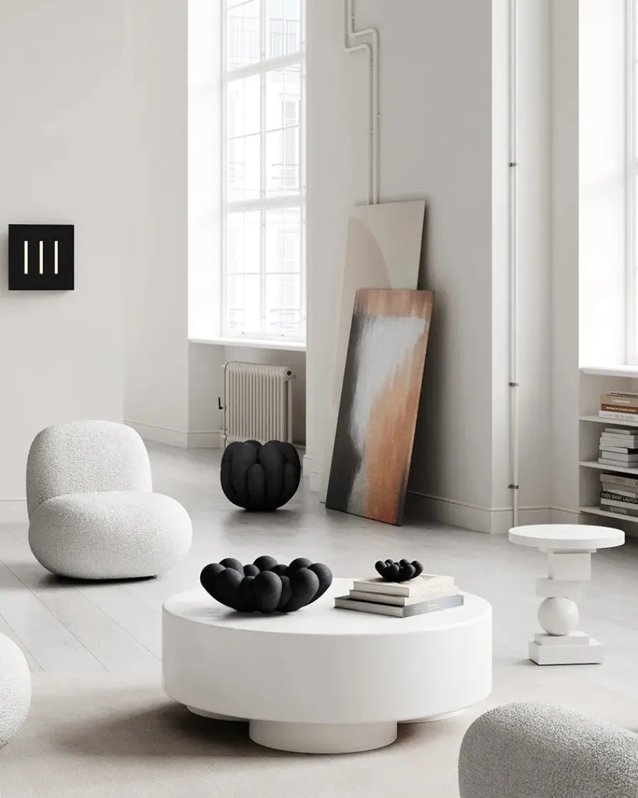 Toe Chair Flat, bouclé fra<101 Copenhagen