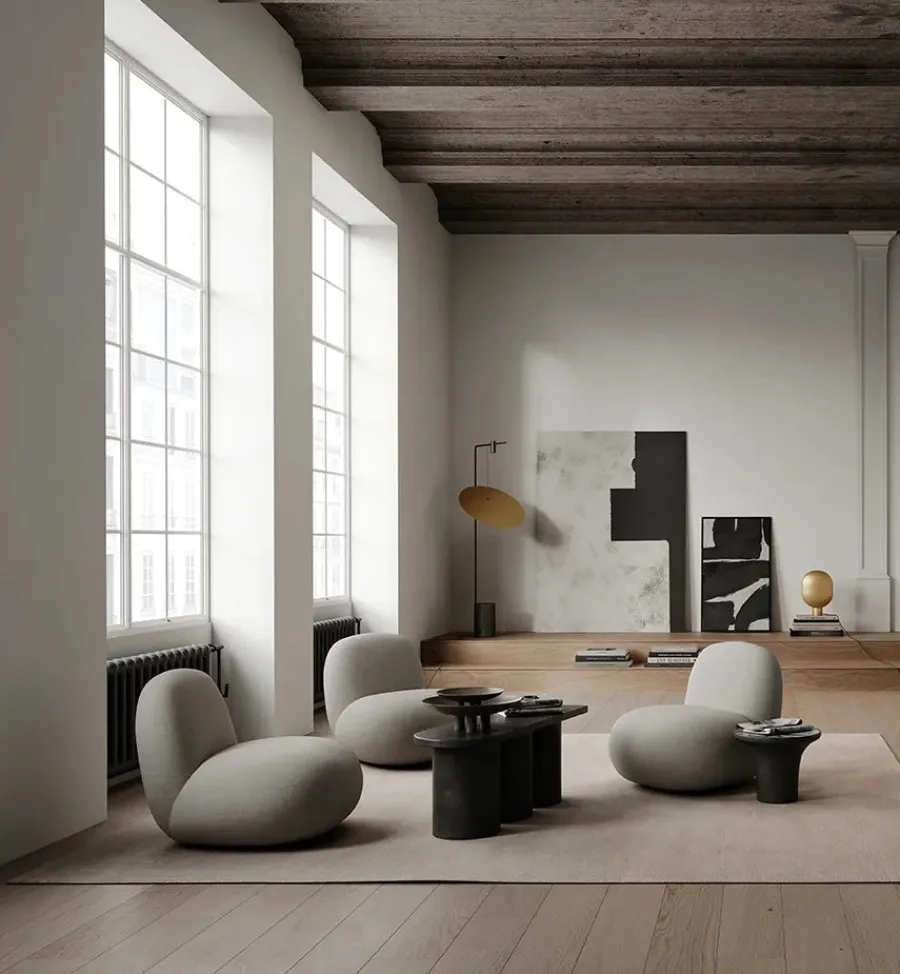 Toe Chair Flat, taupe fra<101 Copenhagen Clearance