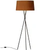 Tripode Gulvlampe fra Santa and Cole, mustard (G5)<Santa & Cole Outlet