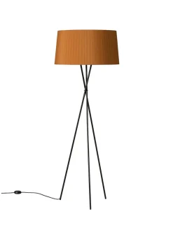 Tripode Gulvlampe fra Santa and Cole, mustard (G5)<Santa & Cole Outlet