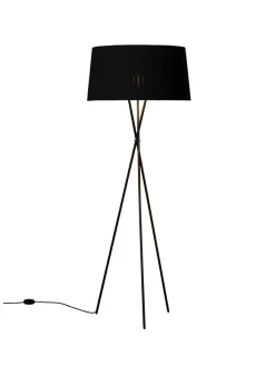 Tripode Gulvlampe fra Santa and Cole, mustard (G5)<Santa & Cole Outlet