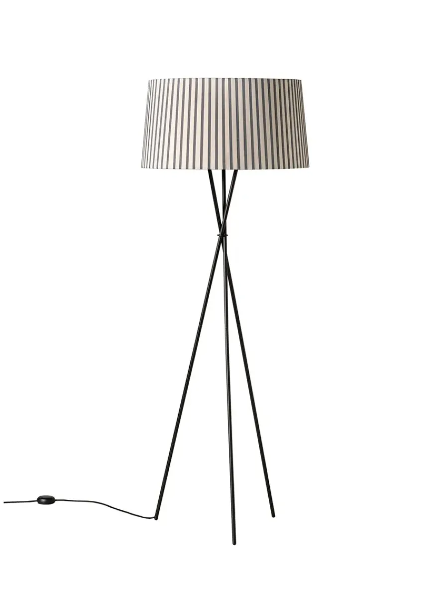Tripode Gulvlampe fra Santa and Cole, mustard (G5)<Santa & Cole Outlet