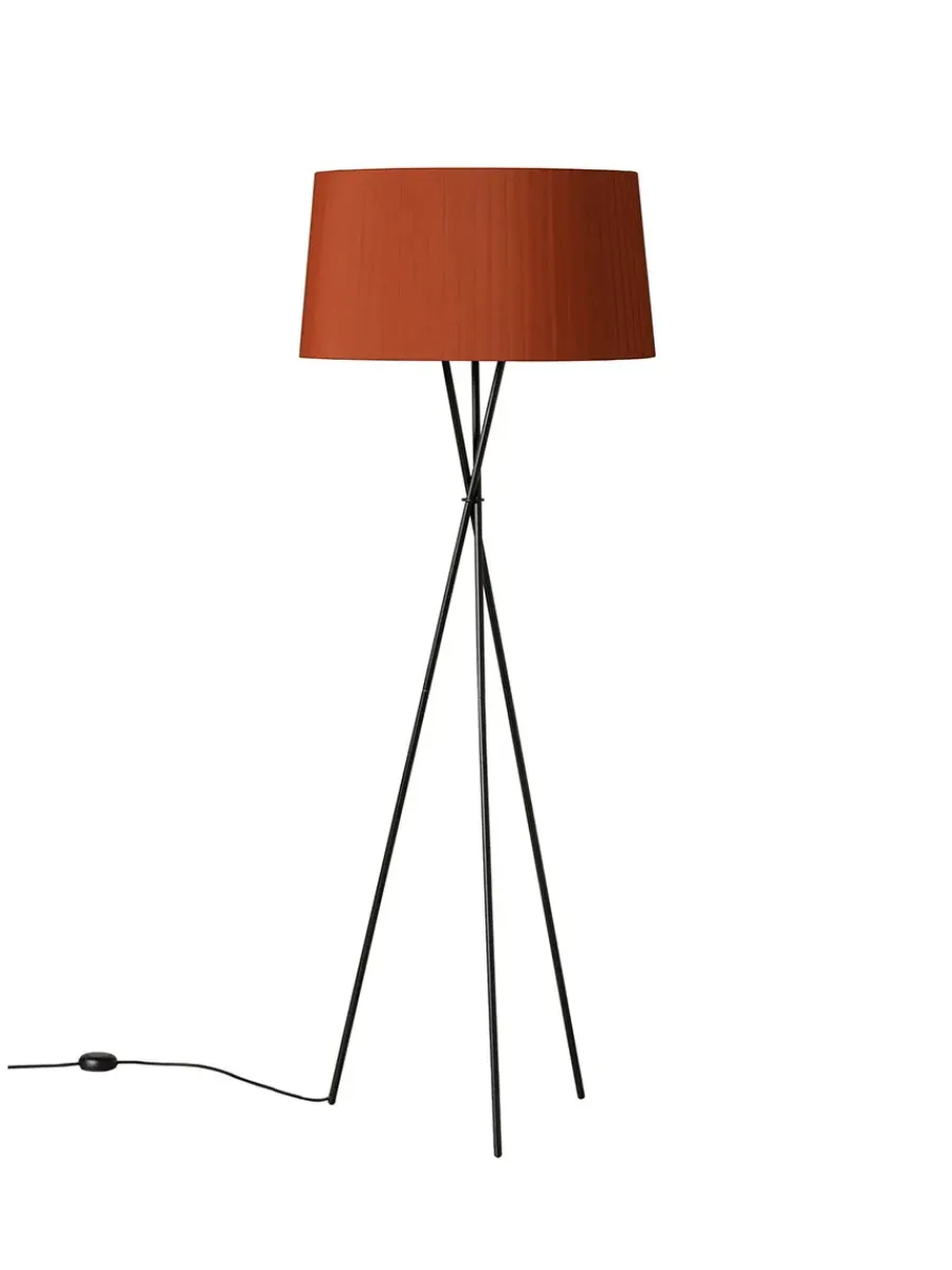 Tripode Gulvlampe fra Santa and Cole, terracotta (G5)<Santa & Cole Hot