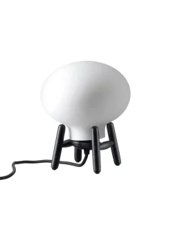 U6 Mini Hiti Bordlampe, klart glas/sort eg fra<FDB Møbler New