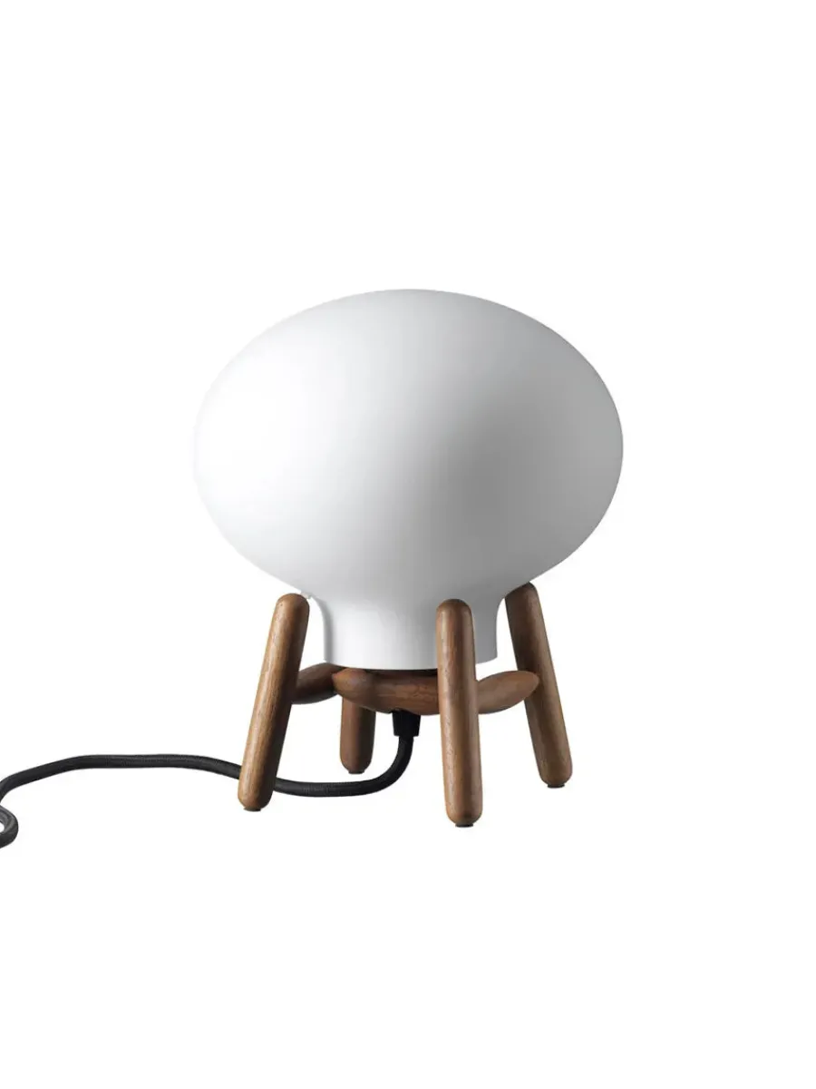 U6 Mini Hiti Bordlampe, opalt glas/valnød fra<FDB Møbler Sale