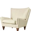 V11 Lounge Chair, smooth leather cream fra<GUBI Hot