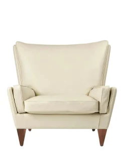 V11 Lounge Chair, smooth leather cream fra<GUBI Hot