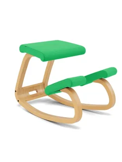 Variable Balans Stol, light brown wood/reflect 984 fra<Variér Best