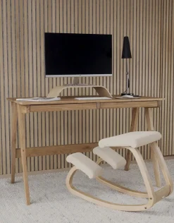 Variable Stol, light brown/vidar fra Varier Furniture<Variér Discount