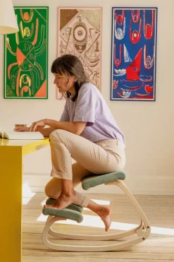 Variable Stol, light brown/vidar fra Varier Furniture<Variér Discount