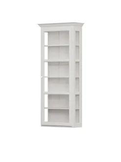 Væghængt Vitrineskab Classic V4, lys grå fra<Lindebjerg Design Discount