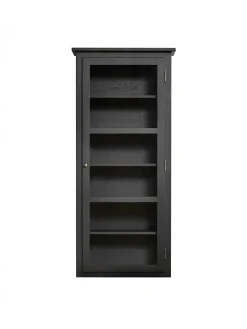 Væghængt Vitrineskab N4, dark blue fra<Lindebjerg Design Hot