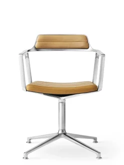452 Swivel Chair, camel læder fra<Vipp Online