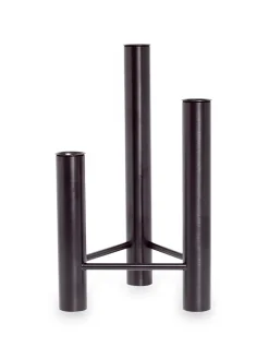 VISTA vase og lysestage, sort fra Kay Bojesen<Kay Bojesen Denmark Outlet