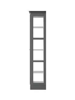 Vitrineskab Classic V1, antracit fra<Lindebjerg Design Sale