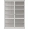 Vitrineskab Classic V2, hvid fra<Lindebjerg Design