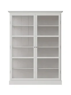 Vitrineskab Classic V2, hvid fra<Lindebjerg Design