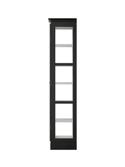 Vitrineskab Classic V1, sort fra<Lindebjerg Design Clearance