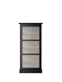 Vitrineskab Classic V3, sort fra<Lindebjerg Design Clearance