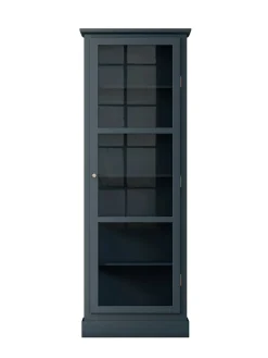 Vitrineskab N1, dark blue fra<Lindebjerg Design Online