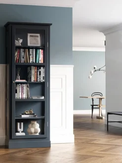 Vitrineskab N1, green fra<Lindebjerg Design Outlet