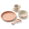 Vivi Printed Tableware Set, dream/ecru fra<Liewood Best