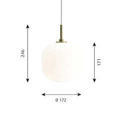 VL45 Radiohuspendel 175, amber fra<Louis Poulsen Discount