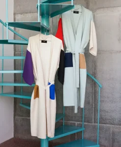 Waffle badekåbe, glacier multi fra<HAY Best